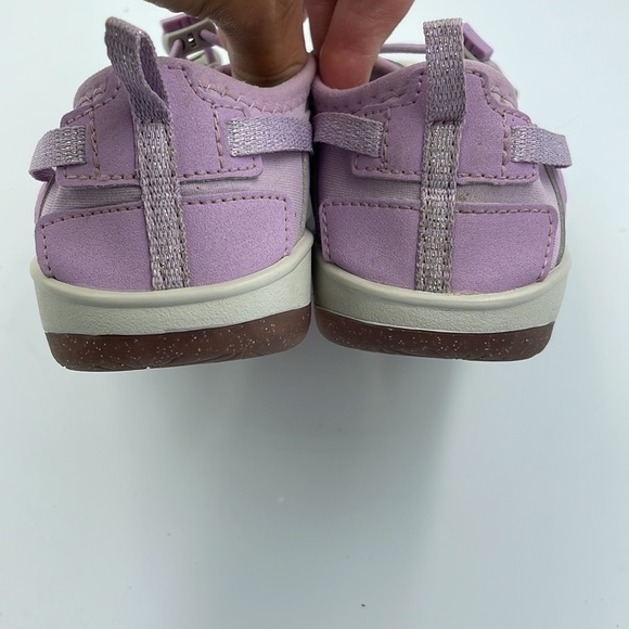 Keen Washable Girls Shoes Sandals SZ 2 Purple Sparkly - Picture 3 of 12
